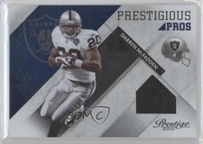 2010 Playoff Prestige Prestigious Pros Blue Materials 90/250 Darren McFadden 0o9