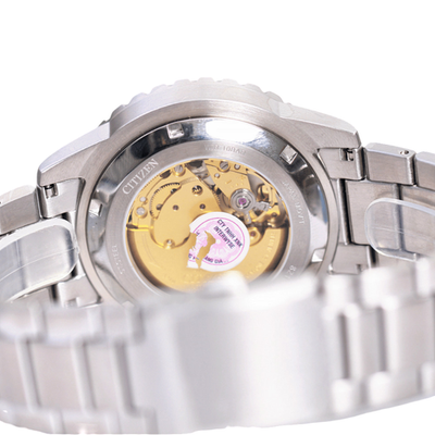 Citizen Automatic Yellow Dial Men's Watch Date Indicator NJ0170