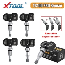 2025 XTOOL TS100 PRO 315MHz & 433MHz TPMS Programmable Tire Pressure Sensor 4PCS