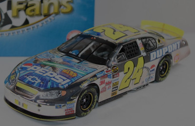 2005 JEFF GORDON #24 SILVER CHROME TALLADEGA WIN STAR WARS HOTO 1/24 FREE SHIP!
