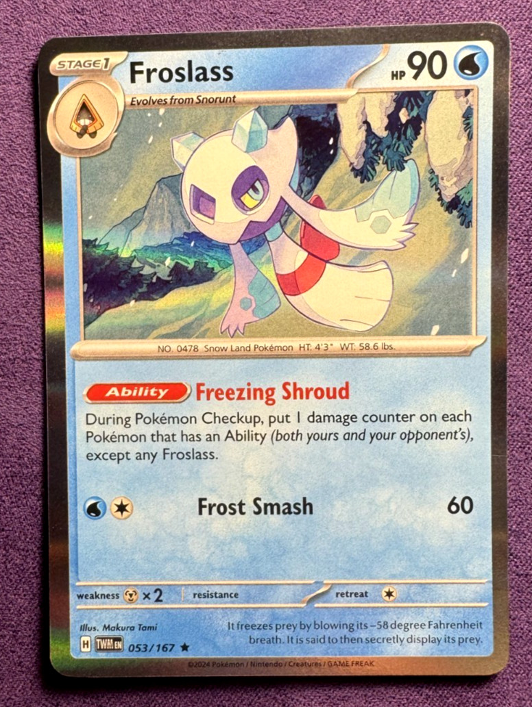 Froslass 53/167 | Twilight Masquerade | Holo | Pokemon (NM)