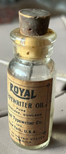 Vintage Royal Typewriter Oil-Cork Top-Very Old-Incl. Oil & Applicator-2
