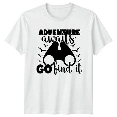 Adventure Awaits Go Find It T-Shirt Vogelbeobachtung Outdoor Geschenk für Sie und Ihn