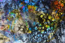 18 x 24  Best Damn Abstract Four Artist-Enhanced Original signed on canvas