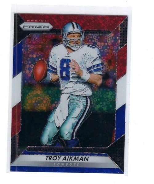 2016 Troy Aikman Panini Prizm Red White and Blue Prizm #175 Cowboys