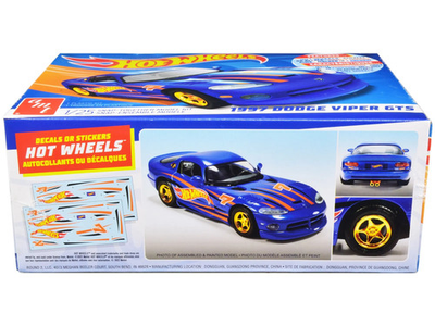#ad Skill 1 Snap Model Kit 1997 Dodge Viper GTS quot;Hot Wheelsquot; 1 25 Scale Model by AMT $73.14