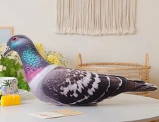 Pigeon Bird Printed Pillow 18" Stuffed Animal Plush Toys Toddler Doll Kids Gifts