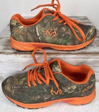 ZAPATOS Realtree OUTFITTERS Camuflaje Camuflaje Tenis NIÑOS TALLA 3 COBRA JR Naranja