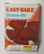 New In Box 1971 Vintage Easy-Bake Oven Kenner 1971 Brownie Mix In Original Box