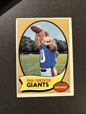 Price Drop - 1970 Topps Fran Tarkenton 80 Ex (soft Top Corners) HOF Off Center