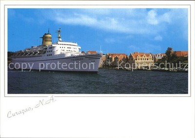Willemstad Cruise ship leaving St Annabay harbour