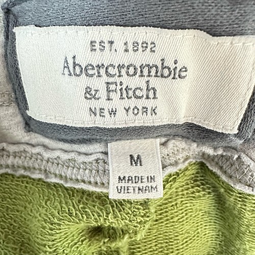 Abercrombie & Fitch Green Jogger Jogginghose Gr. M Y2K Logo Core Loungewear Cozy - Bild 9 von 11