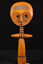 14 A Primitive African Ashanti Akuaba Fertility Doll Ghana