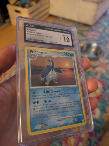 Prinplup graded CGC 10 for sale on eBay