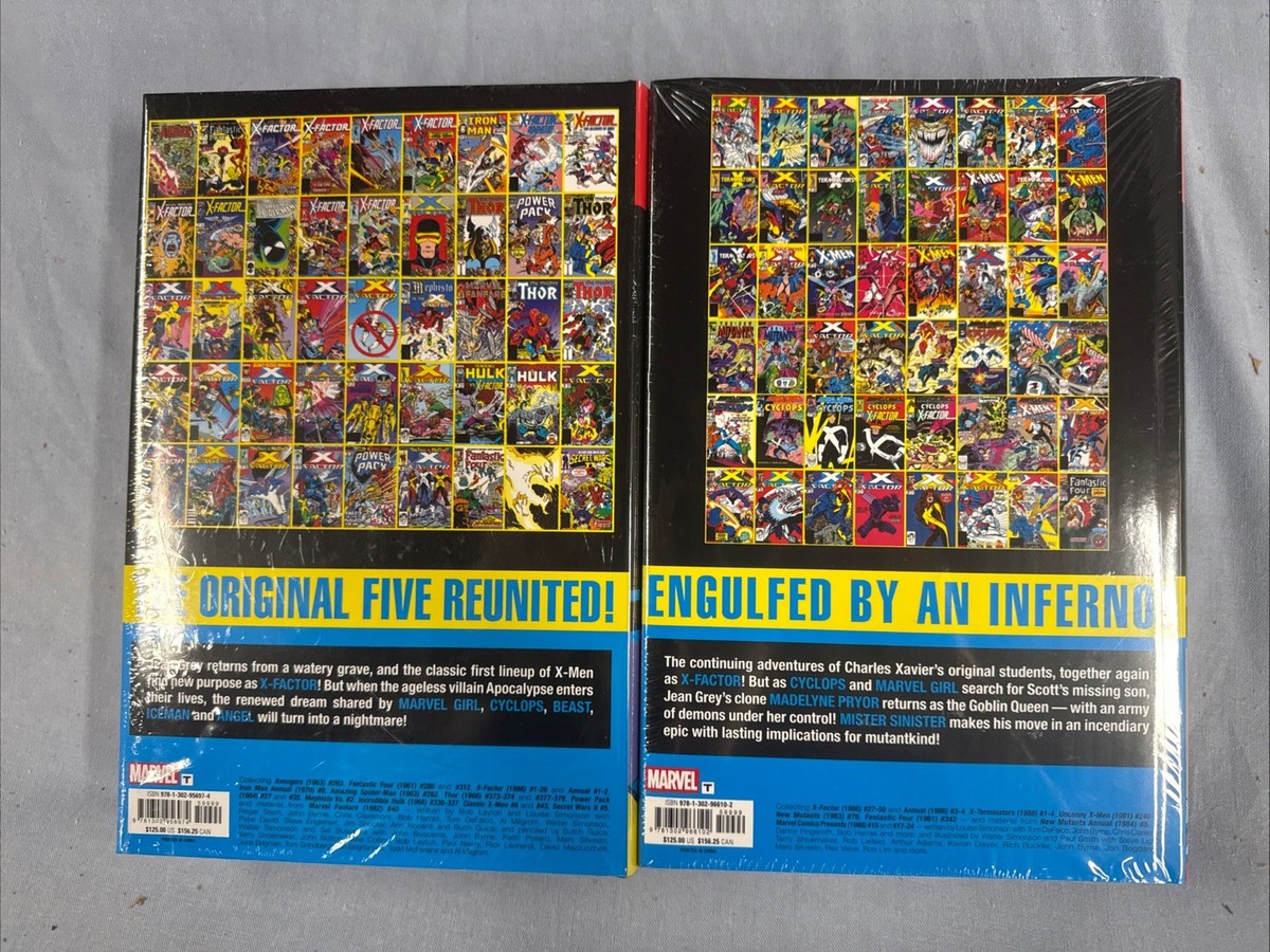 Marvel Comics X-FACTOR THE ORIGINAL X-MEN Omnibus #1 & #2 HC