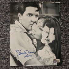  Irene Tsu Hand-Signed  Photo w/ Elvis Presley ,  (1966) – Beckett Authenticated