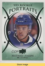 2018-19 Upper Deck UD Portraits Rookies Green Mathieu Joseph #P-53 READ 02yk