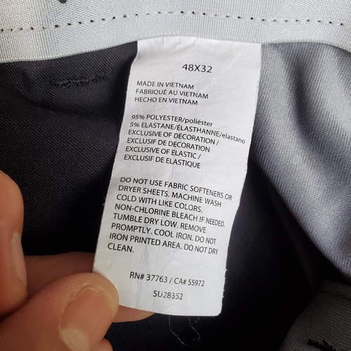 Pantalones de golf Callaway negros talla 48X32 - Imagen 7 de 8