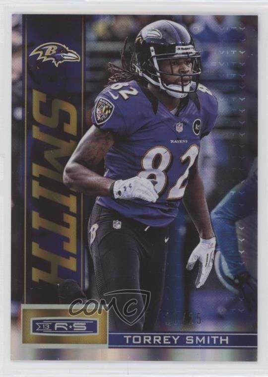 2013 Panini Rookies & Stars Longevity Parallel Platinum /25 Torrey Smith #9 0u7