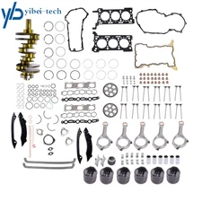 Engine Rebuild Overhaul Kit w/ Crankshaft Rods Timing Set For Jeep Ram 1500 3.0T