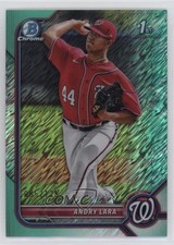 2022 Bowman Chrome Prospects Aqua Shimmer Refractor /125 Andry Lara #BCP-70 17hc