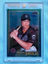 2001 Topps Chrome Tsuyoshi Shinjo Rookie Card RC - New York Mets - Big Boss