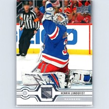 2019-20 Upper Deck Henrik Lundqvist #90 New York Rangers