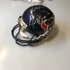 Signed Houston Texans Riddell Speed Mini Helmet Many SIGNATURES