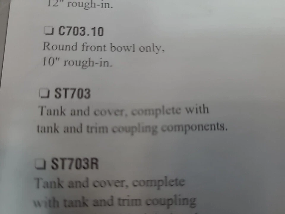 TOTO C703#12 UNIV HGHT ROUND BOWL-12" ROUGH-IN-SEDONA BEIGE-FITS ST703 TANK - Image 4 of 4