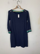 Talbots Womens Dress Small Navy Blue Nautical Office Coastal Wedding Corporate