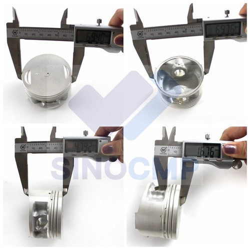 Top End Cylinder Piston Gasket Kit 70mm For Yamaha XT225 TTR225 TTR230 1992-2014 - Picture 4 of 13