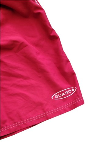 TYR Board Shorts Swimming Trunks Mens Size Large Lifeguard Red - Picture 3 of 8