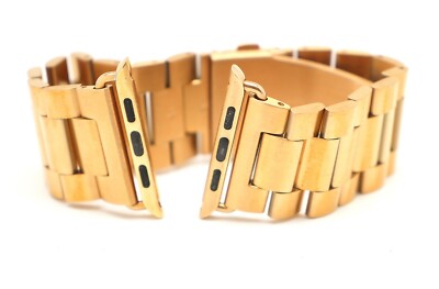 Hoco Apple Watch Stainless Steel Strap - 38mm - Yellow Gold