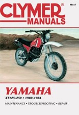Yamaha XT125-250 1980-1984 Clymer Workshop Manual