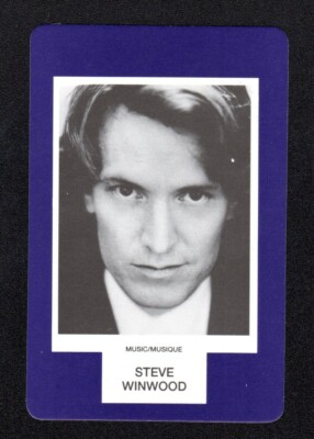 Steve Winwood Singer 1993 Face To Face Game Card Canadian Issue