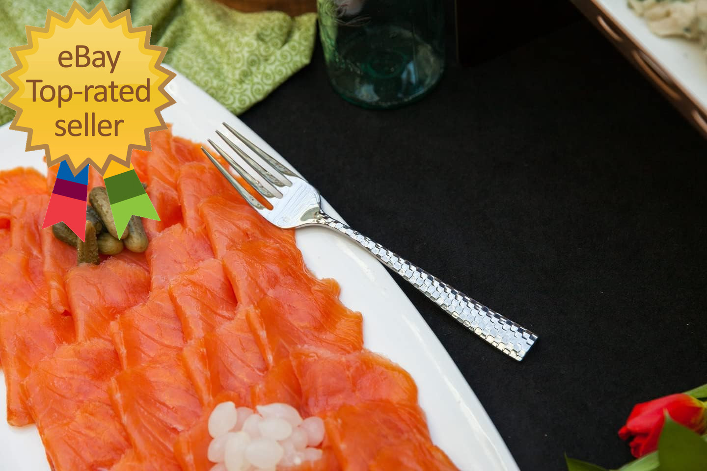 Lucca Flatware Set, 20-Piece, Faceted Stainless