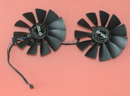95mm Original ASUS STRIX GTX970 R9 380 Dual Fan 5Pin FD10015H12S T129215SU Q19