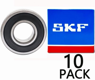 10PACK 6004-2RS SKF Brand Rubber Seal Ball Bearing 20x42x12 6004 2RS 6004RS