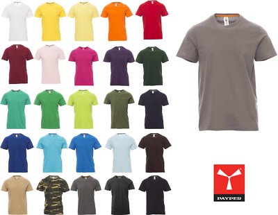 T-Shirt 100% Baumwolle Arbeitsshirts Shirt Herren Workwear Payper Sunset