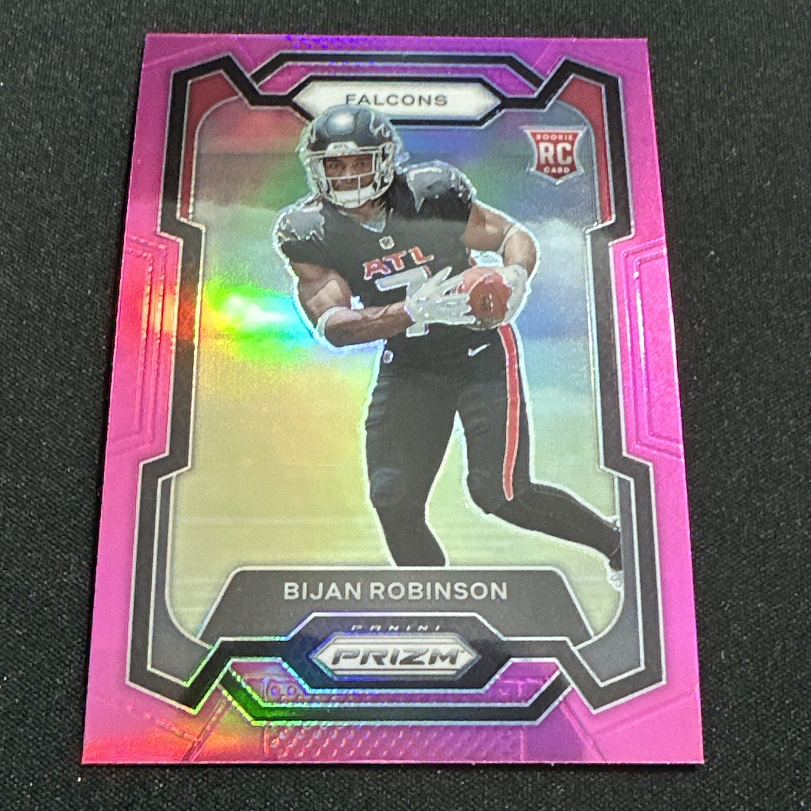 2023 Prizm Bijan Robinson Pink Prizm #305 Rookie Card Football Falcons RC SP