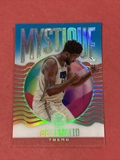 2020-21 Panini Illusions Joel Embiid Mystique Sapphire #4 Philadelphia 76ers