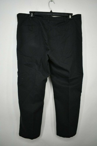 Lee Mens Black Slash Pocket Relaxed Fit Straight Leg Cotton Business Pant 42x30 - 第 2/8 張圖片