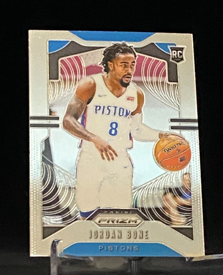 2019-20 Panini Prizm Rookie Card #291 Jordan Bone Detroit Pistons