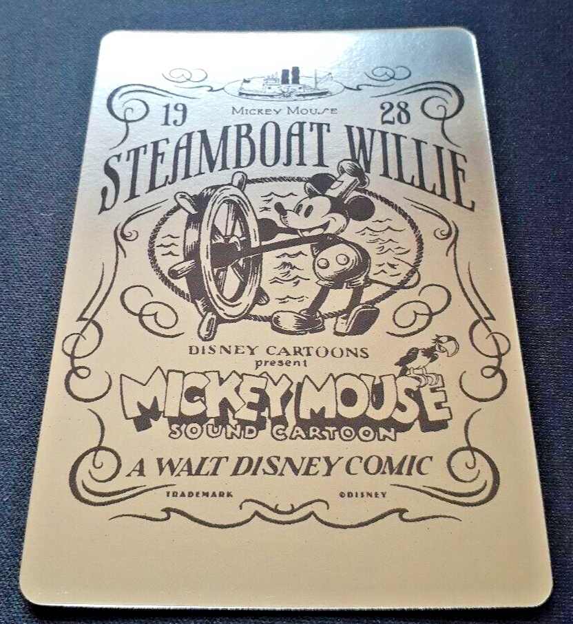 Disney 100 Wonder Card Collection STEAMBOAT WILLIE Mickey Not