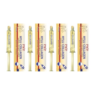 4x PWP Hylu Collagen Sericin Serum Essence  Anti-aging Reduce Wrinkles Gold 10ml