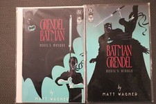 BATMAN & GRENDEL Volume 1 BOOK 1 & 2  DEVILS RIDDLE - MASQUE  1993