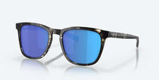 NEW Costa Del Mar Sullivan 223 Shiny Black Kelp Frame/Blue 580G Lens