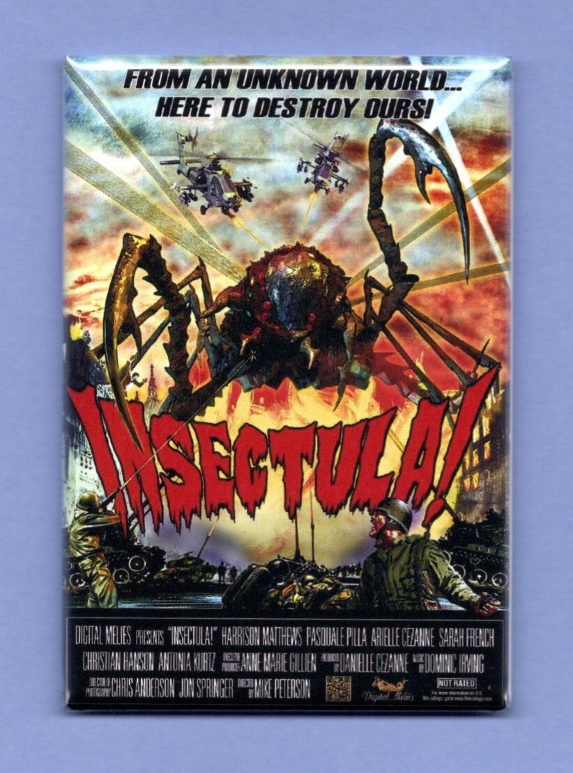 INSECTULA MOVIE POSTER *2X3 FRIDGE MAGNET* FILM THEATER SCREEN ACTOR ...