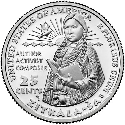 2024 D ZITKALA-SA American Women Quarter UNC fr Mint Roll -SHIP