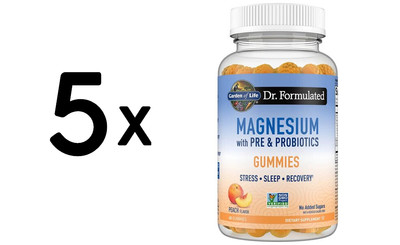 5 x Garden of Life Dr. Formulated Magnesium with Pre & (333,33 EUR/kg)